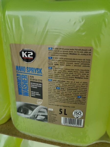 Vasarinis langų skystis K2 Nano 4x5L --> 20litrų su pristatymu į DPD paštomatą.